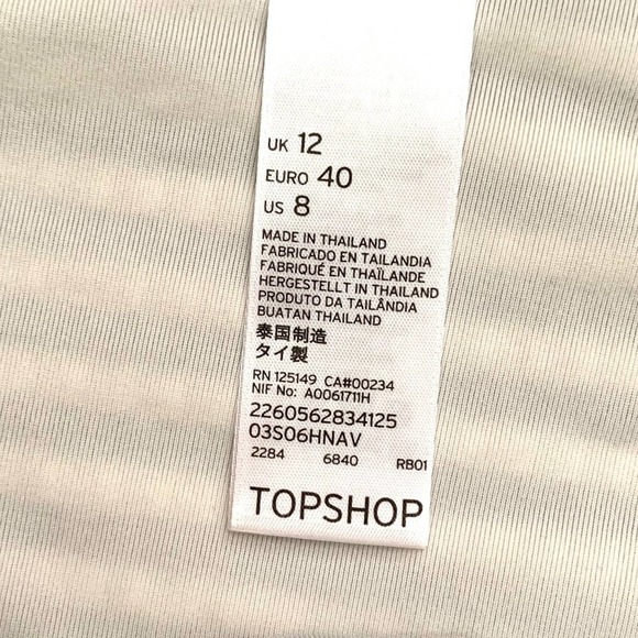 Topshop•stripe bikini bottoms size 8 - Picture 4 of 5